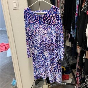 Lilly Pulitzer Winter Velvet Swing dress